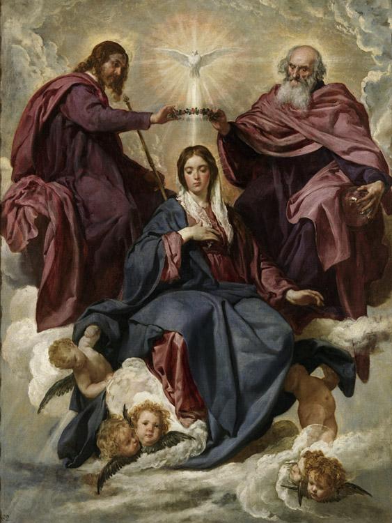 Diego Velazquez The Coronation of the Virgin (df01) Spain oil painting art